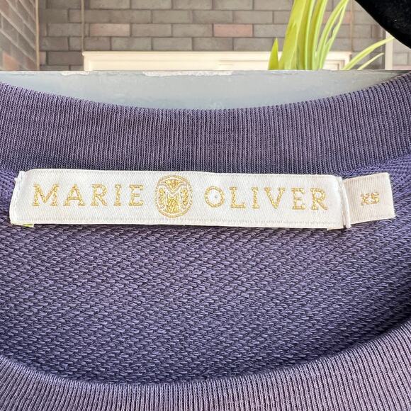 Marie Oliver Dusty Purple Puff Sleeve Shirt Dress Size XS - Picture 5 of 6